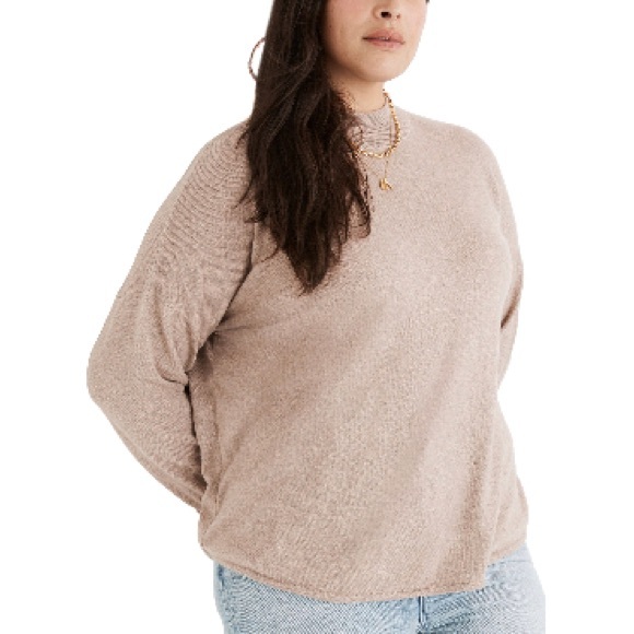 NWT MADEWELL ASHBURY MOCK NECK SWEATER - Picture 1 of 5